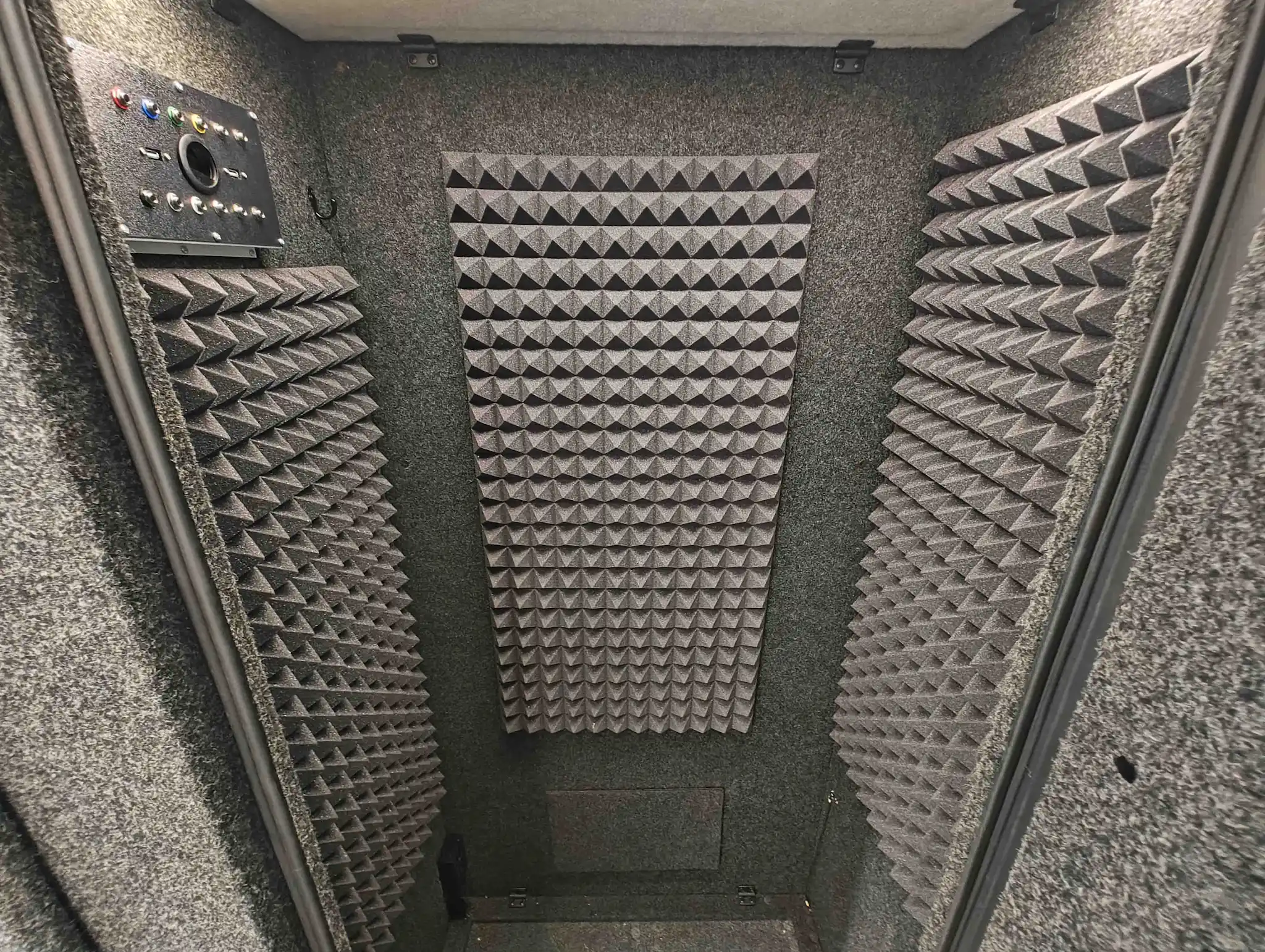 Interior of a 2014 3 Room Mobile Clinic With Audiology Booth for sale