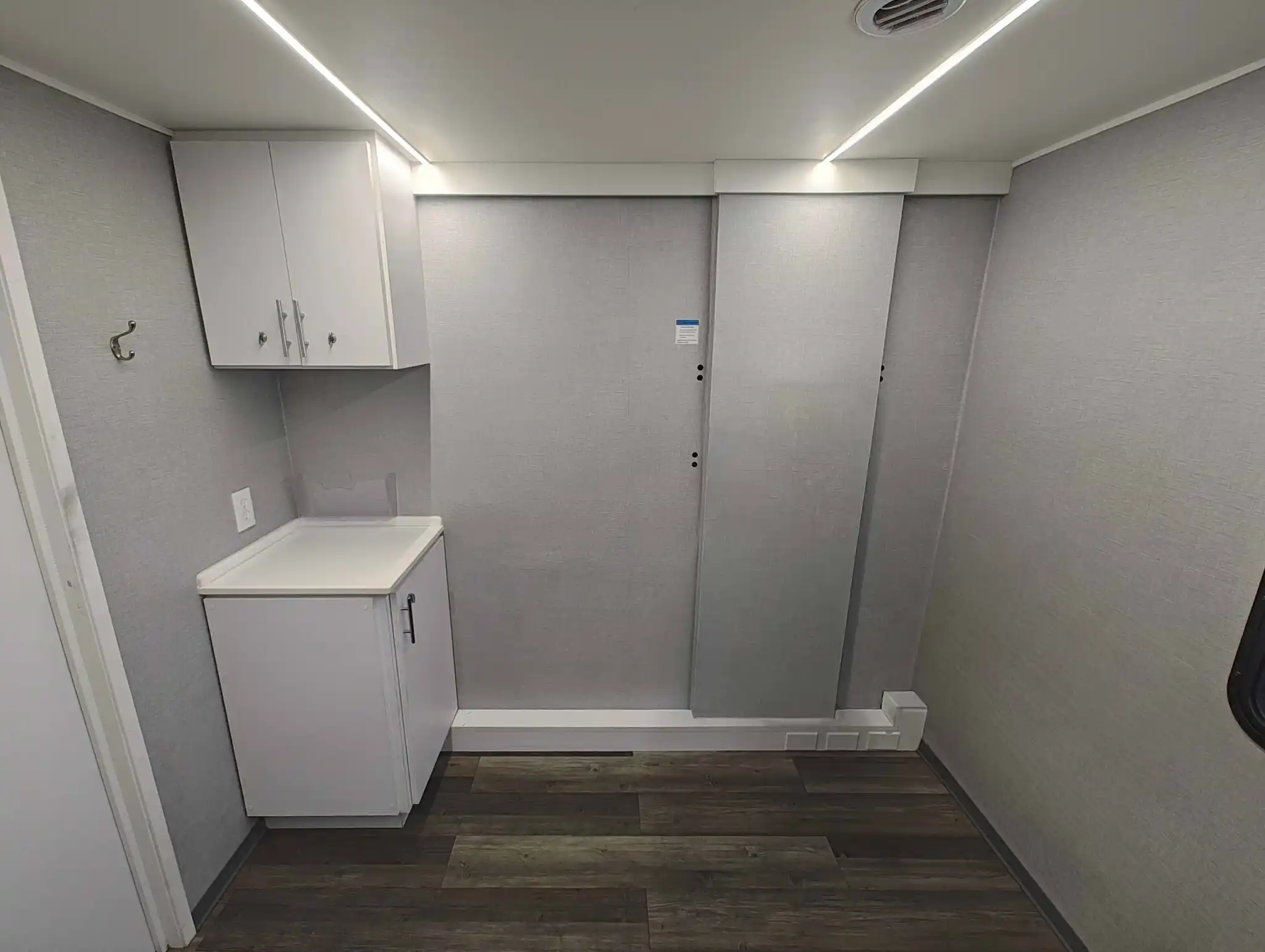 Interior of a 2014 3 Room Mobile Clinic With Audiology Booth for sale