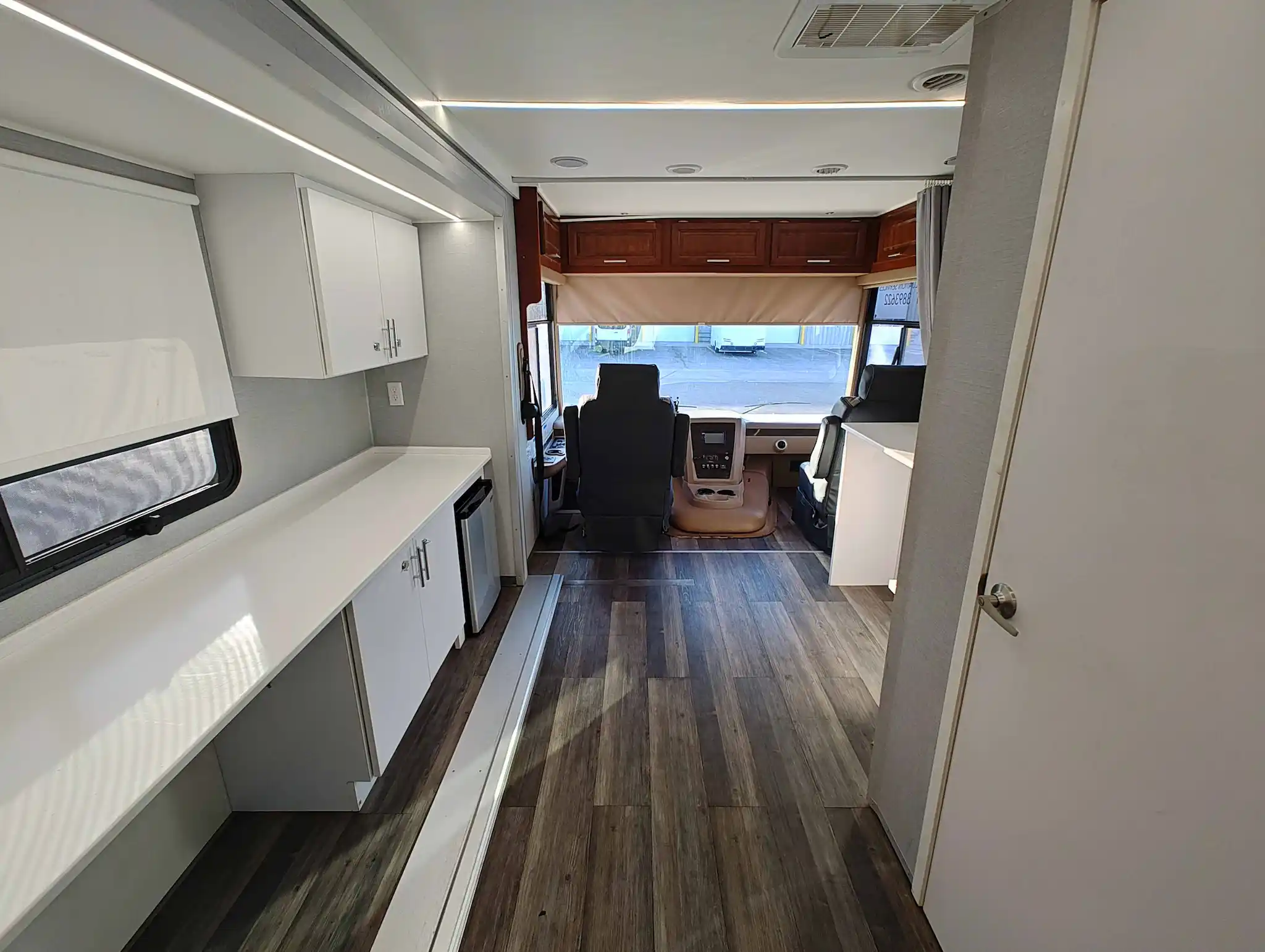 Interior of a 2014 3 Room Mobile Clinic With Audiology Booth for sale