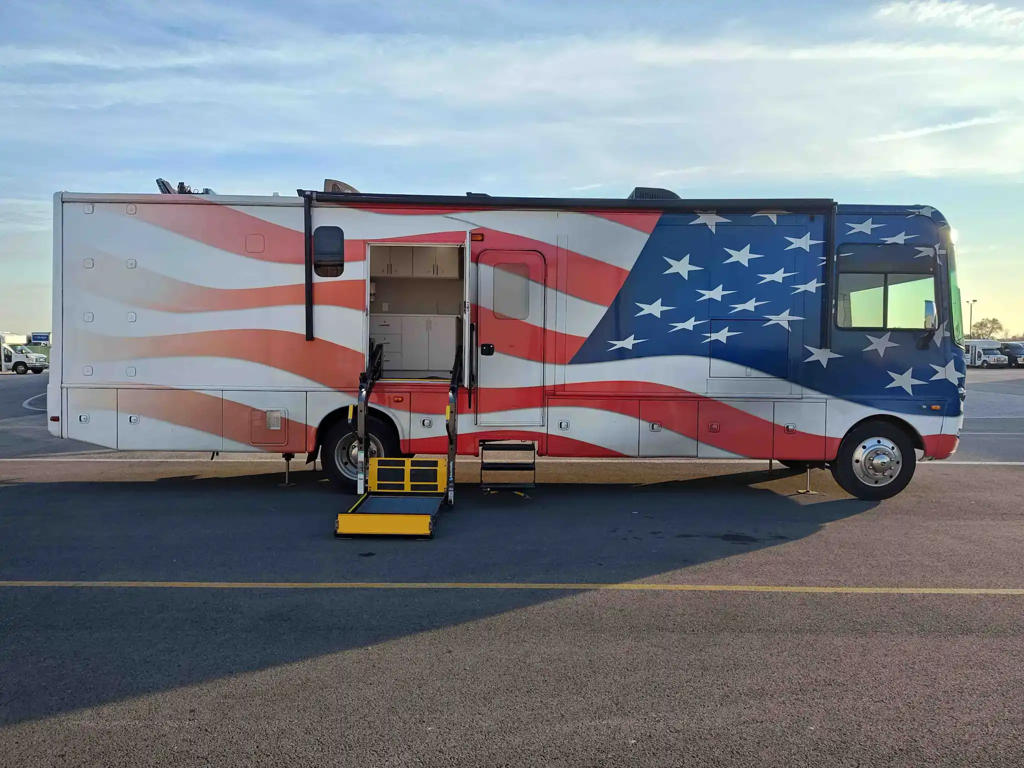 Exterior of a 2014 3 Room Mobile Clinic With Audiology Booth for sale