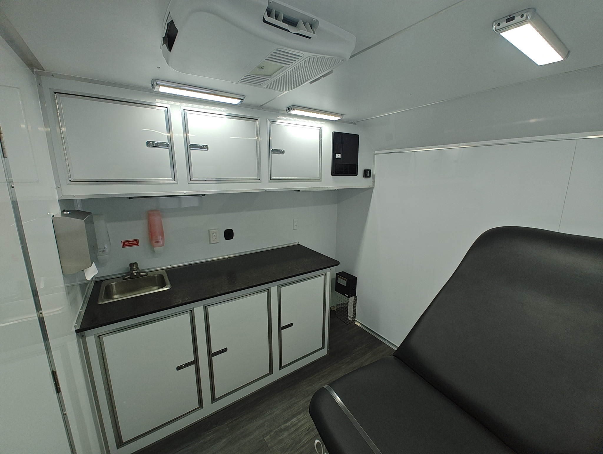 29ft three room ada mobile medical trailer