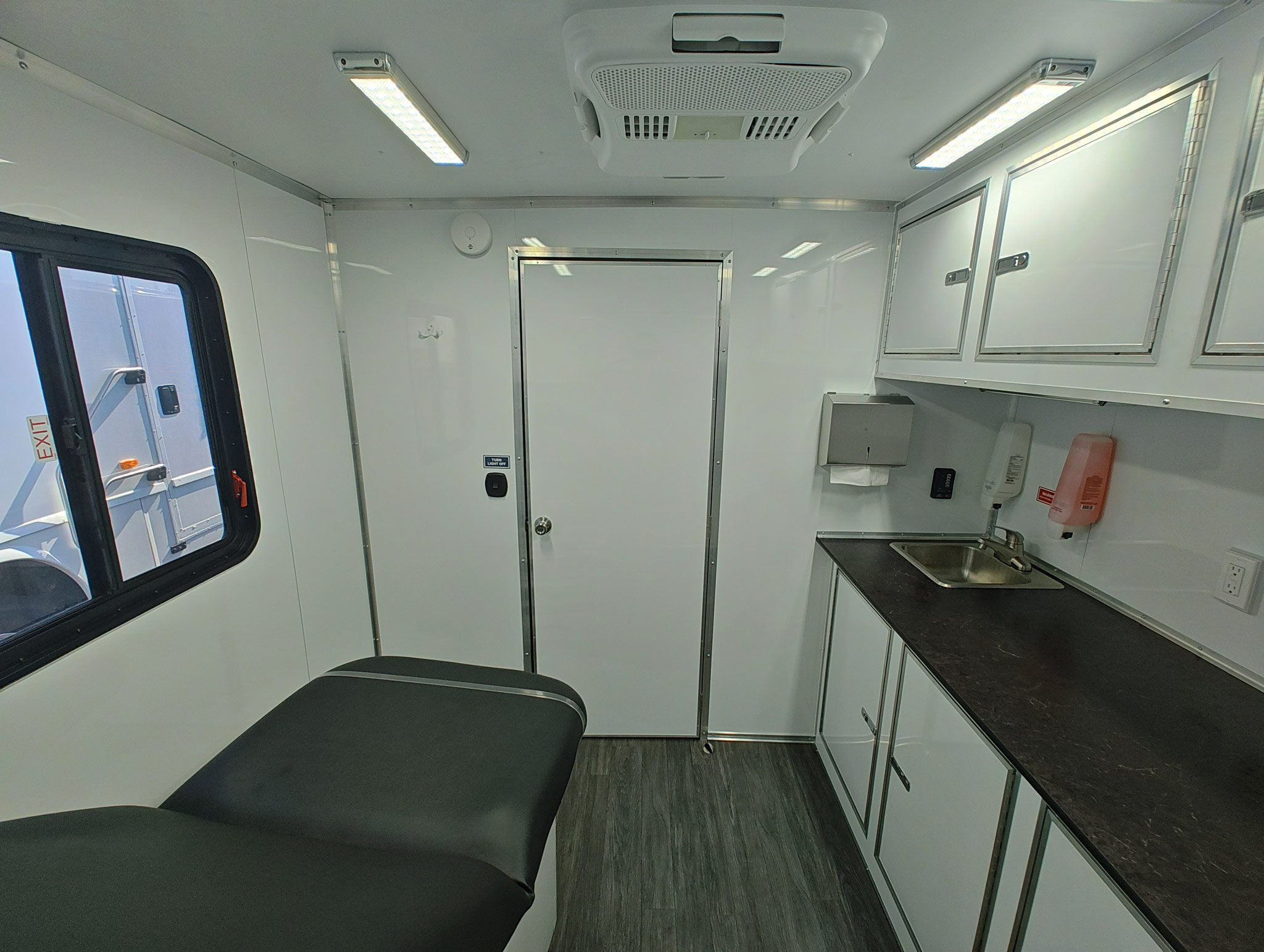 29ft three room ada mobile medical trailer