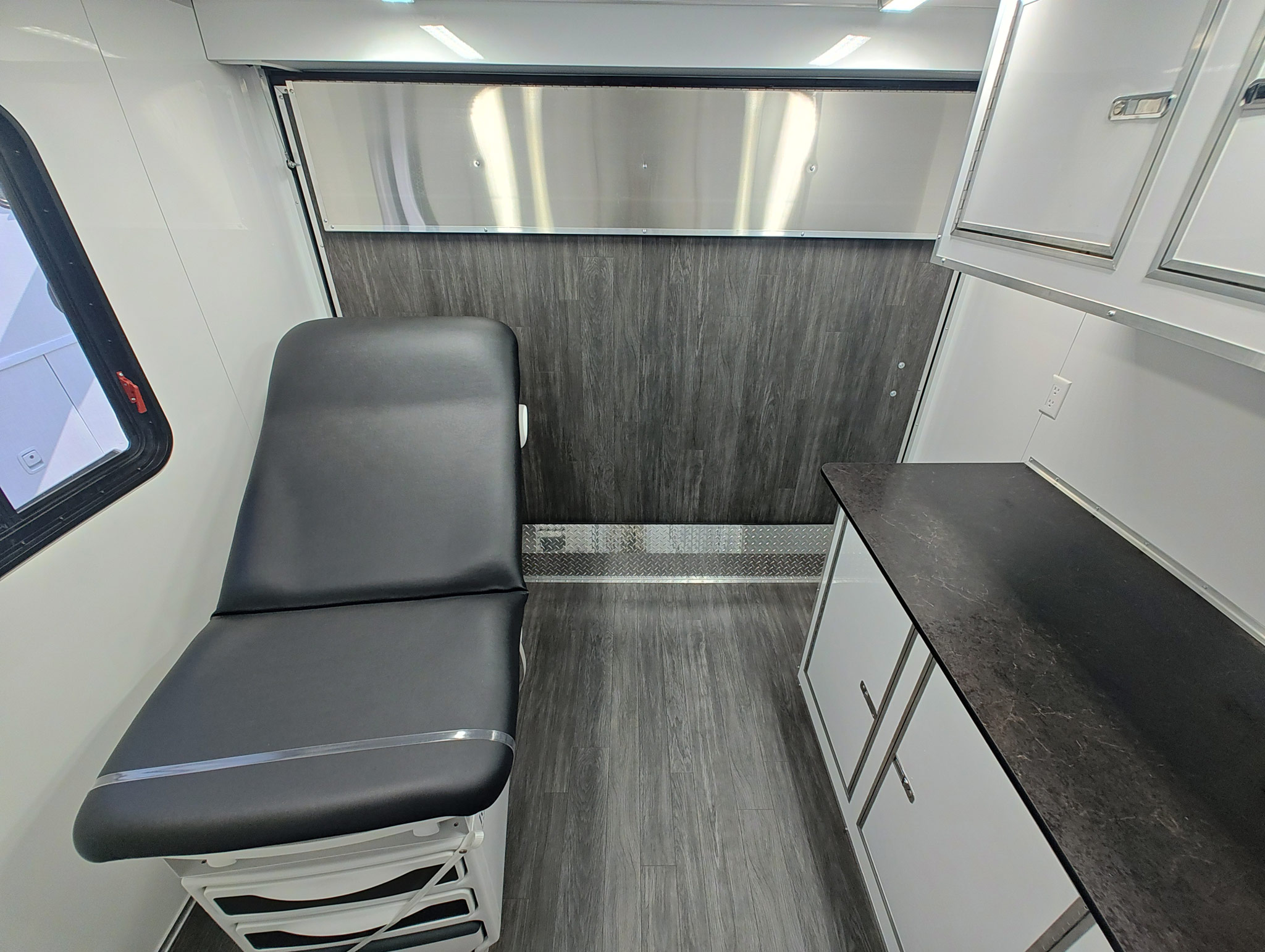29ft three room ada mobile medical trailer