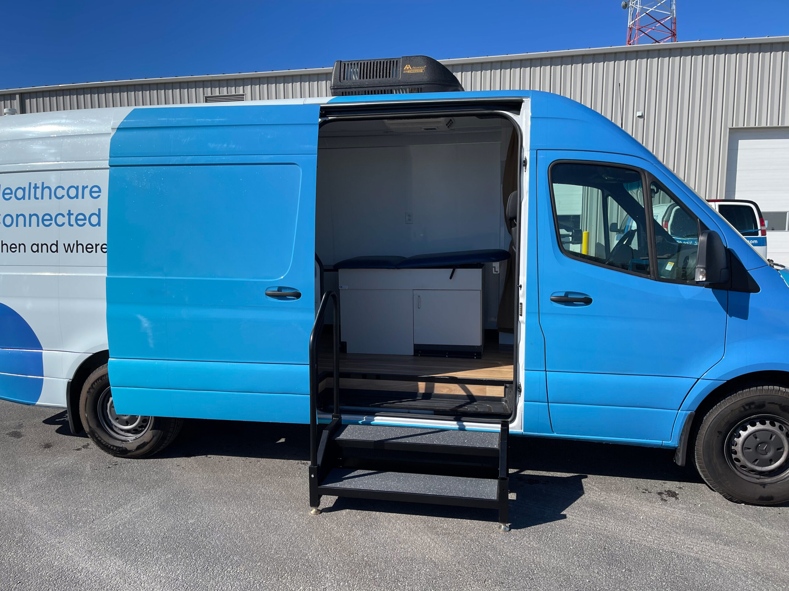 Exterior of a used 2022 mobile medical clinic for sale