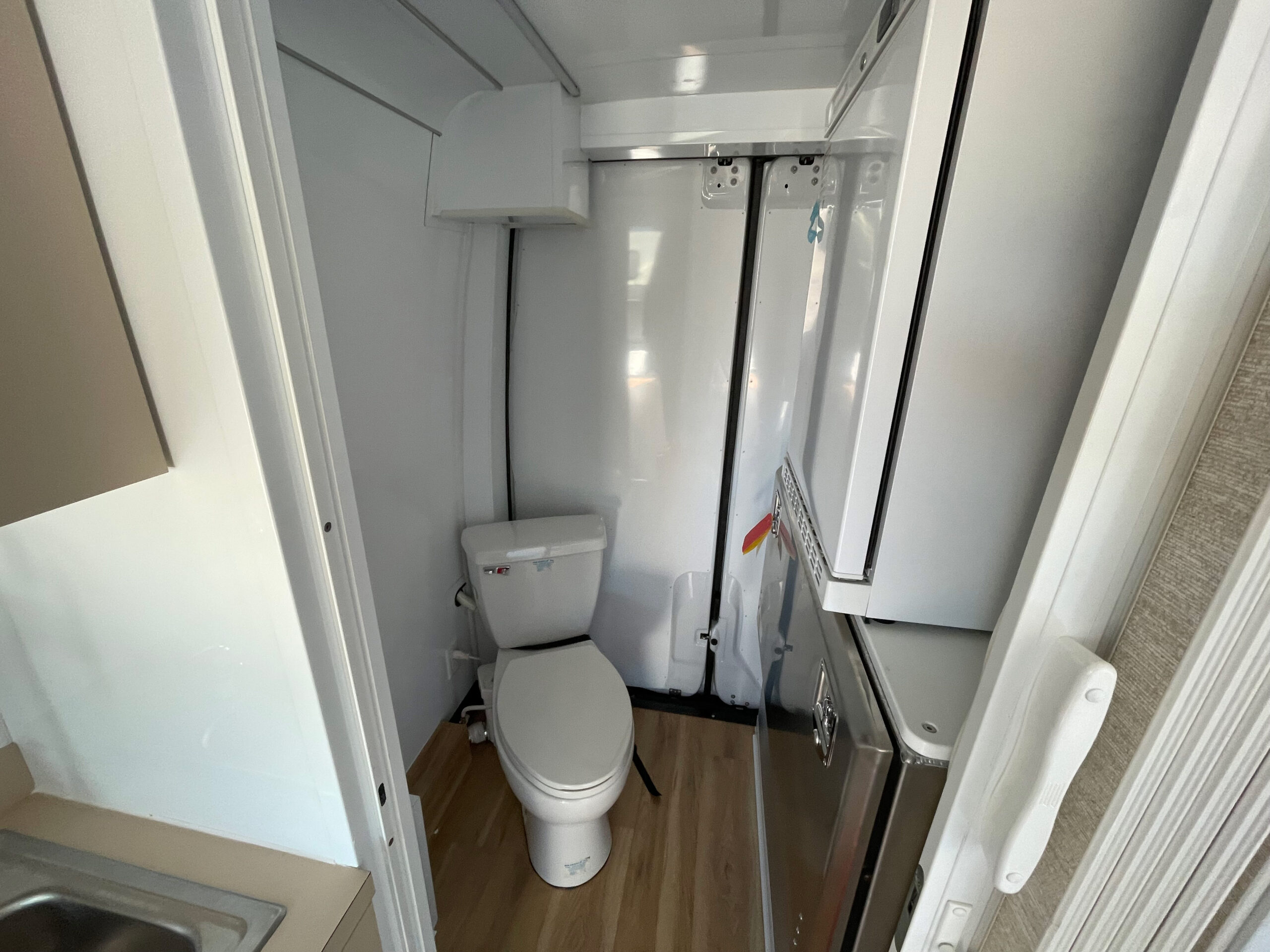 Interior of a used 2022 mobile medical clinic for sale