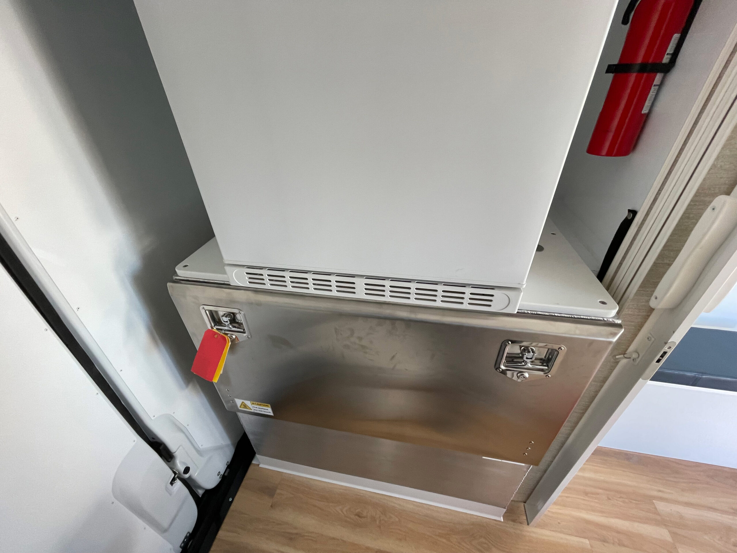 Interior of a used 2022 mobile medical clinic for sale