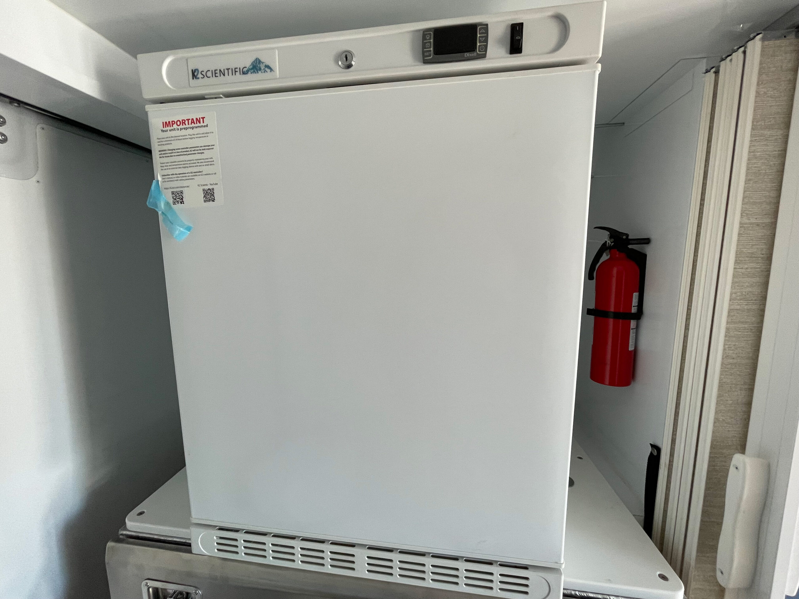 Interior of a used 2022 mobile medical clinic for sale