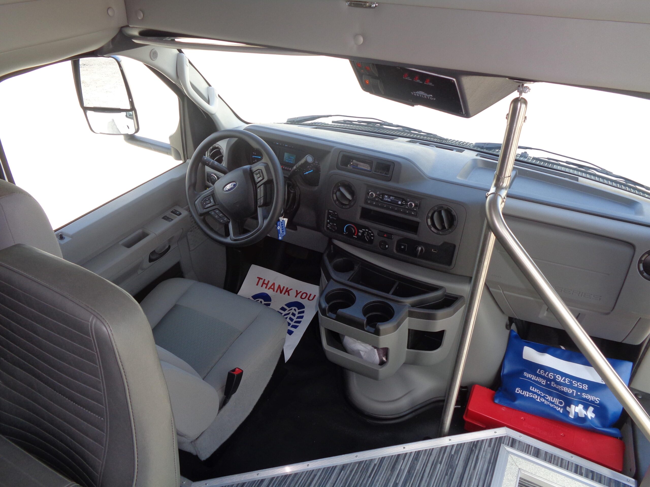 Interior of a new 2022 Mobile Medical Clinic