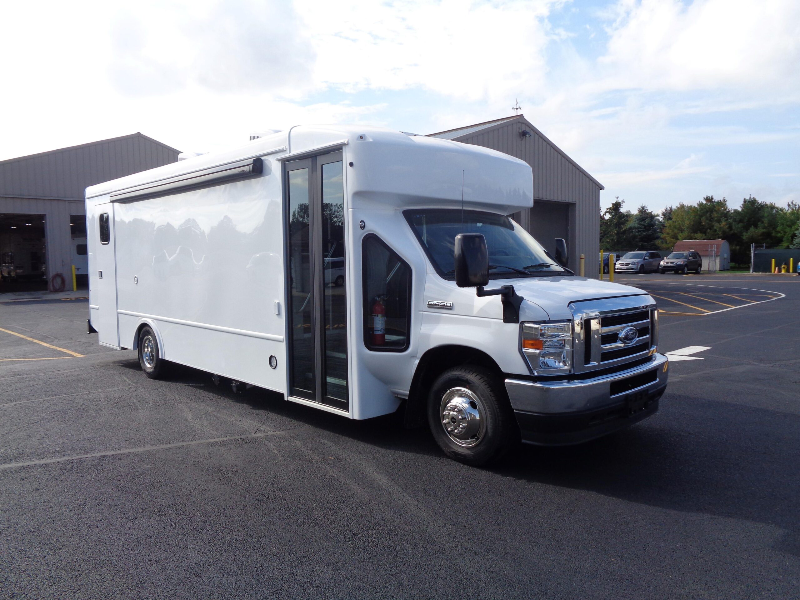 Exterior of a new 2022 Mobile Medical Clinic