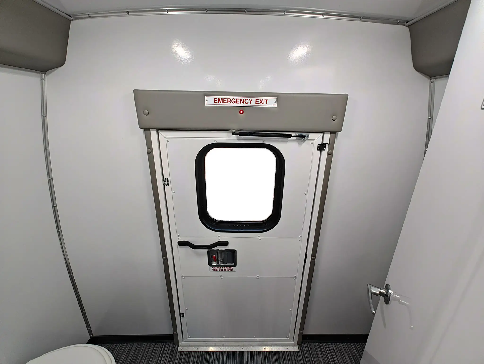 The inside of a One Room Mobile Medical Clinic ADA, Group B-2