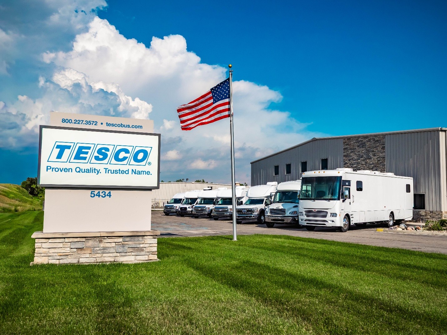 tesco-field-operations-ac-maintenance TESCO Specialty Vehicles Field Operations van parked at TSV headquarters