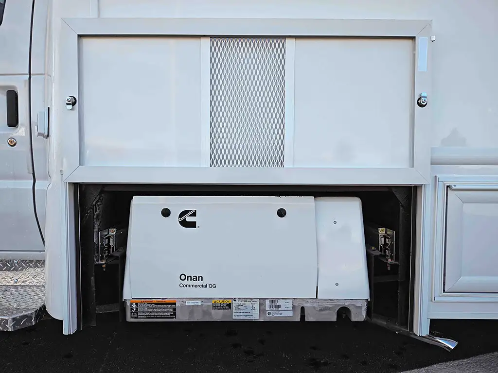 The outside of an Exam Room and Blood Draw Station Mobile Health Vehicle, Group C