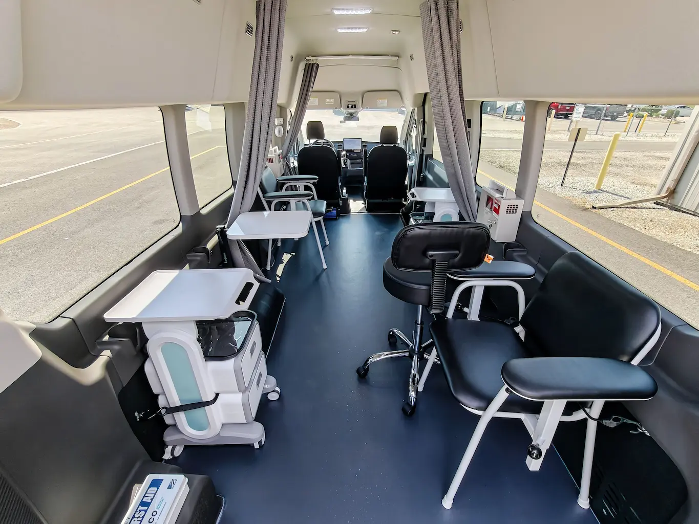 Forest River Ford Transit Mobile Clinic Interior