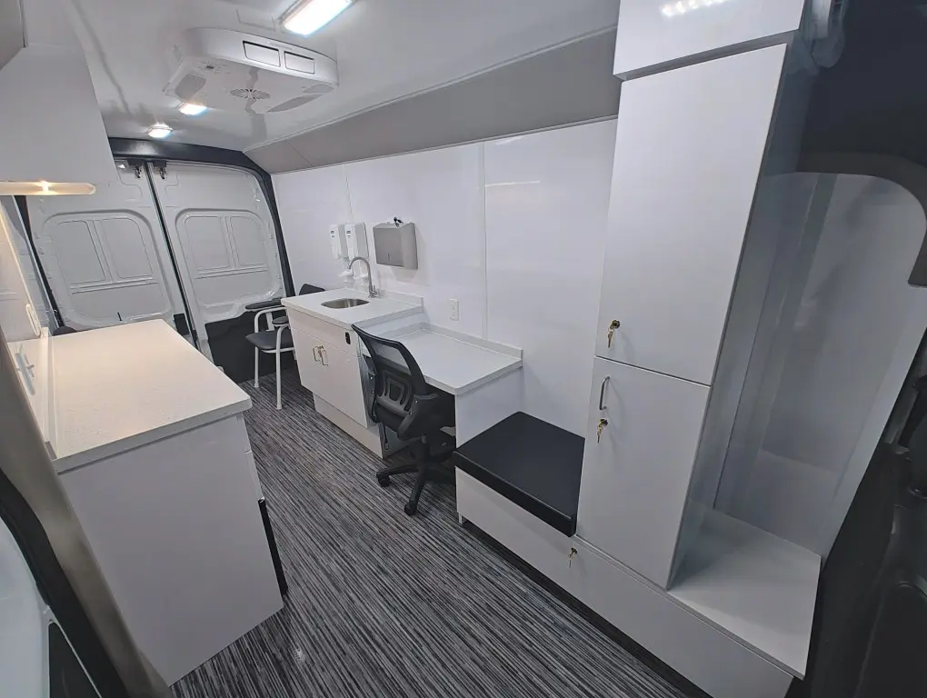 Ford Transit Mobile Clinic Interior