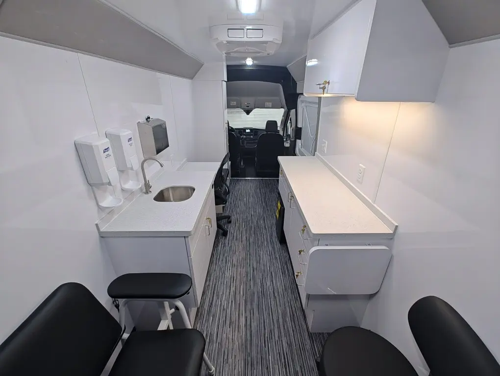 Ford Transit Mobile Clinic Interior