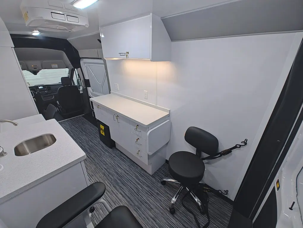 Ford Transit Mobile Clinic Interior