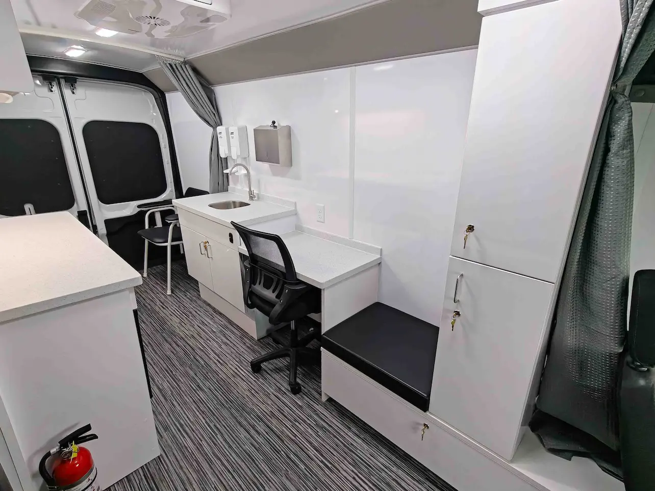 Ford Transit Mobile Clinic Interior