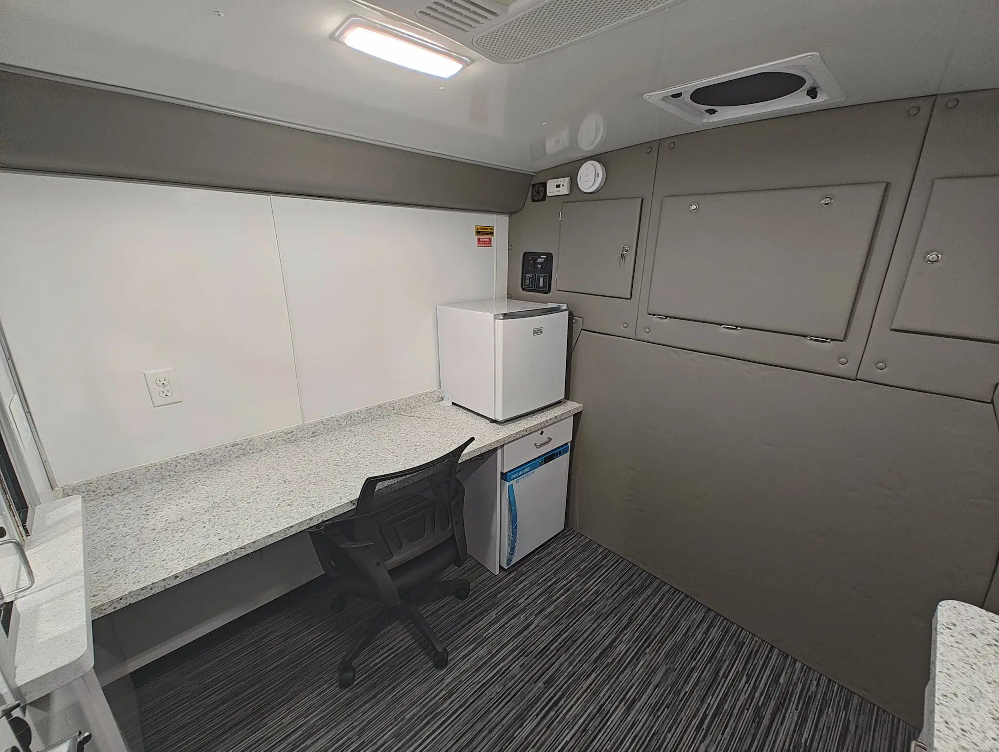 32 Ft Three Room Mobile Medication Unit Interior