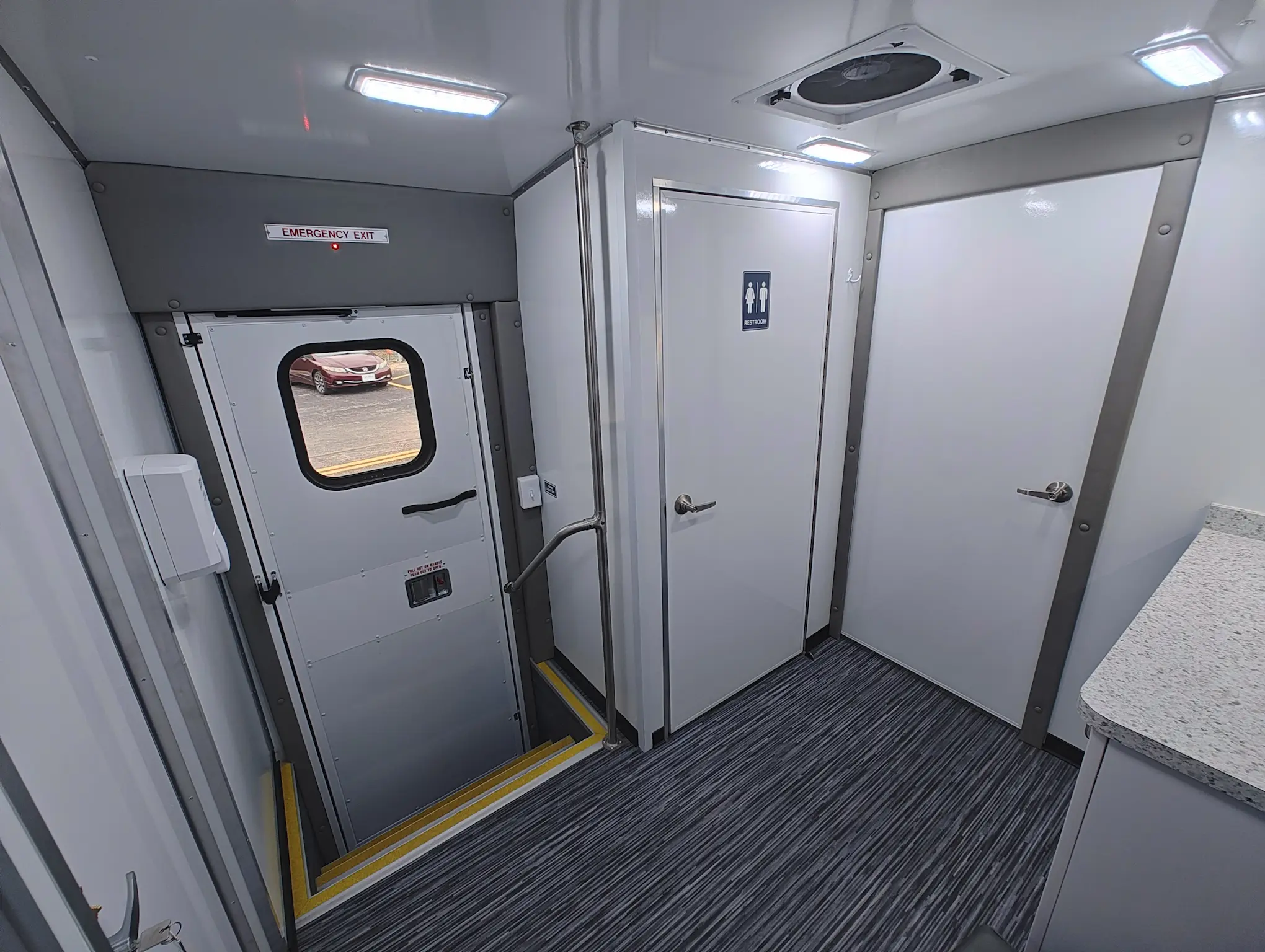 32 Ft Three Room Mobile Medication Unit Interior