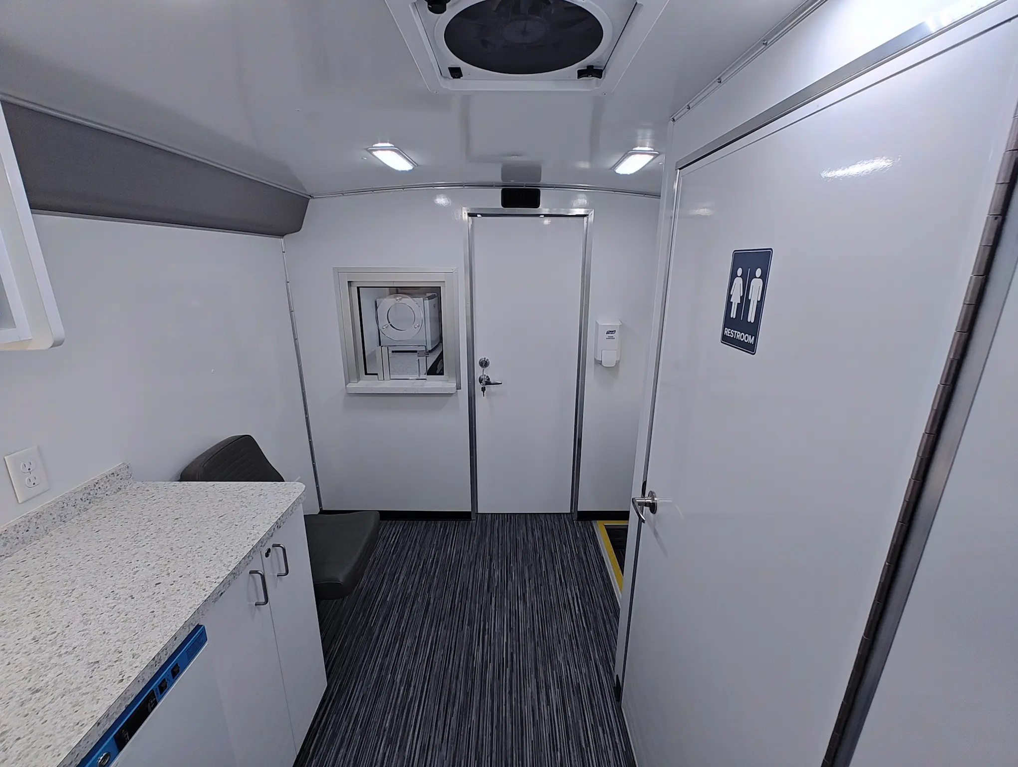 32 Ft Three Room Mobile Medication Unit Interior