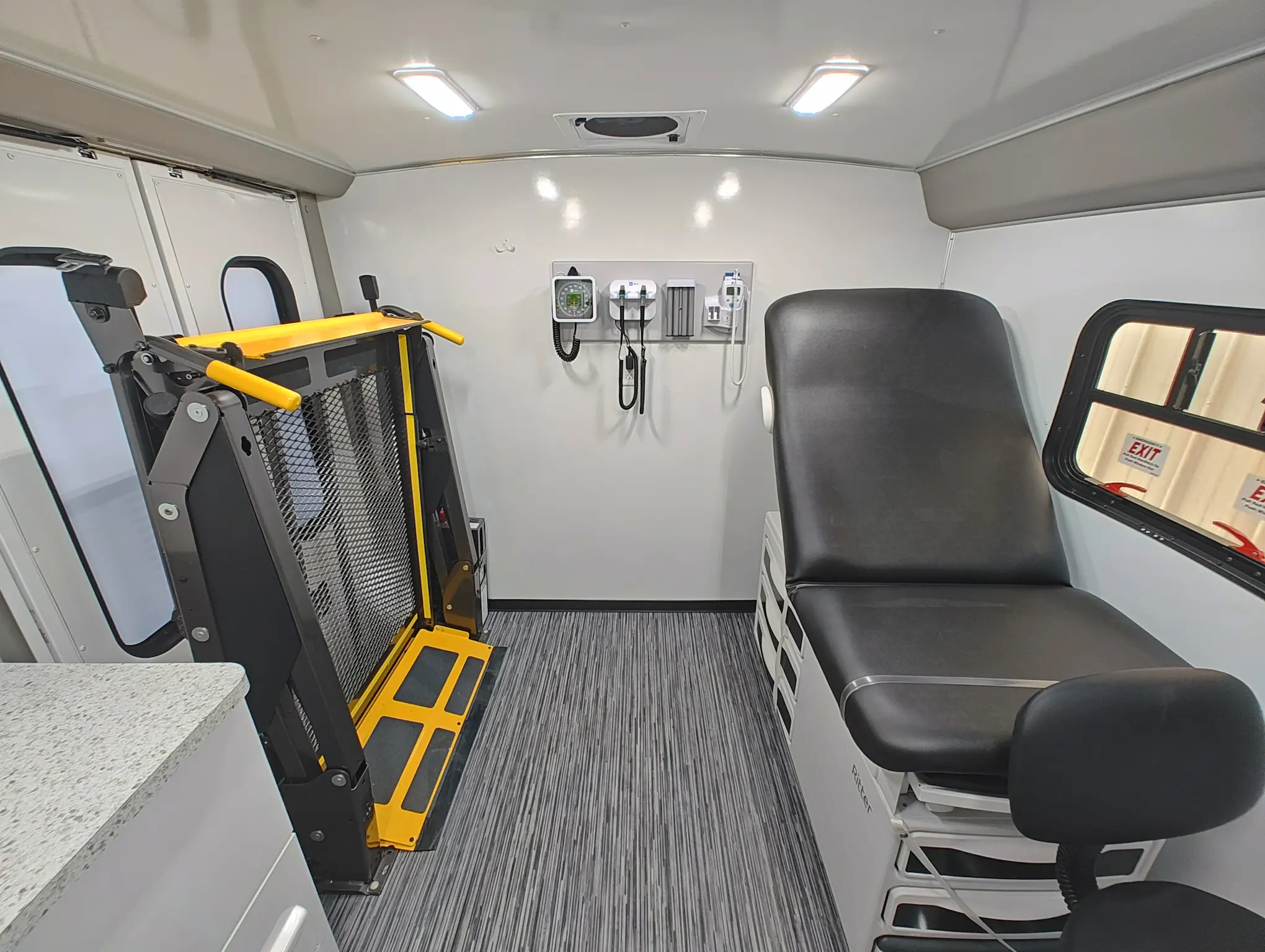32 Ft Three Room Mobile Medication Unit Interior