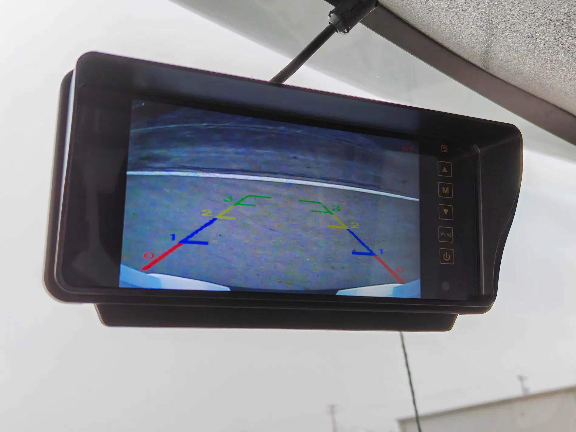 Rearview of a 37 FT Three Room Mobile Medication Unit, Group G