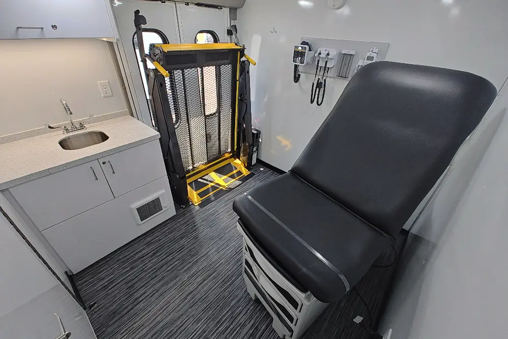 Mobile medical clinic inventory and specialty healthcare vehicles