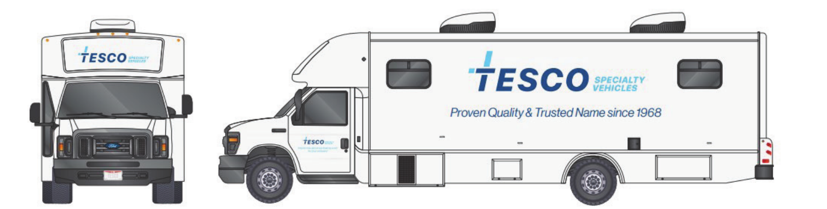 Spot Graphics - Front & Side View