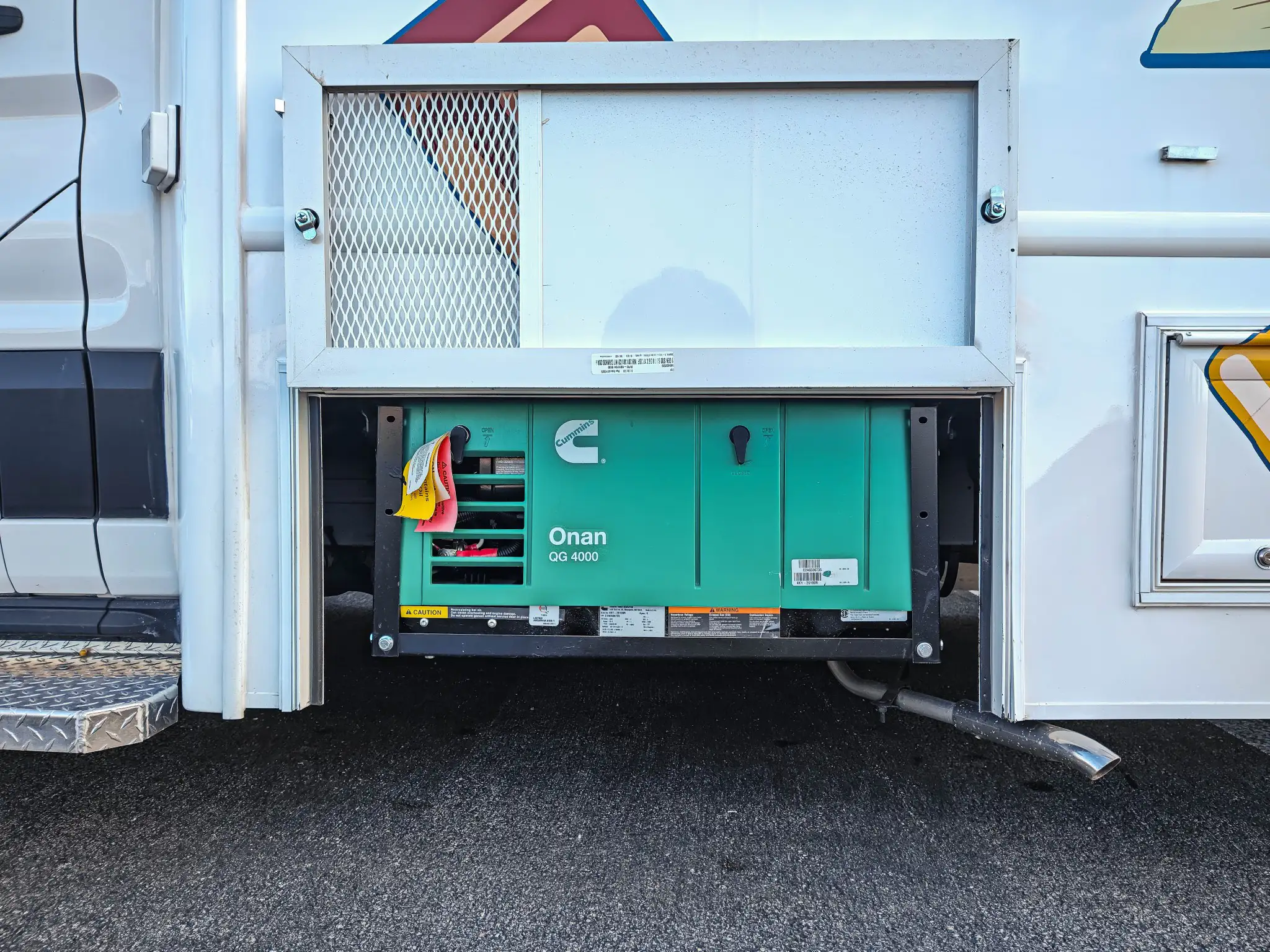 Interior of a Ford Transit Bookmobile for sale