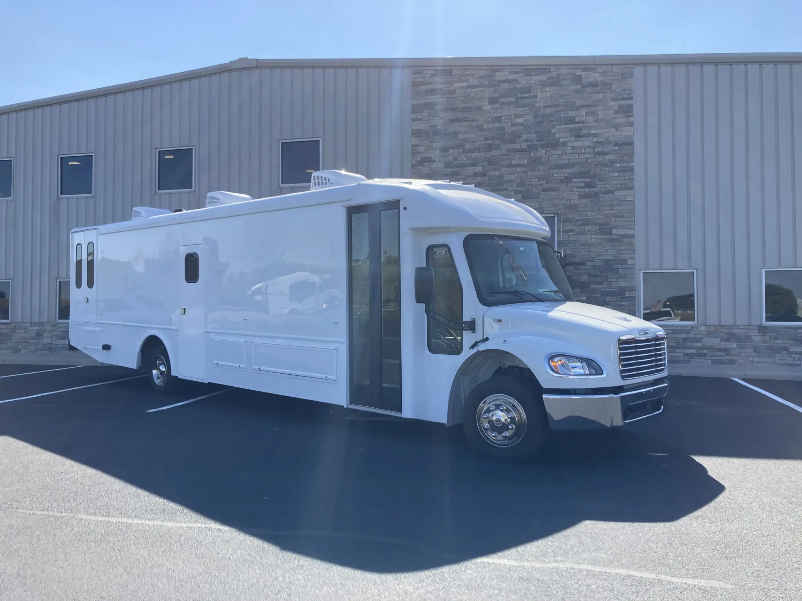 Exterior of a used 2023 Two Exam Room Mobile Clinic w/ ADA Restroom and Office for sale