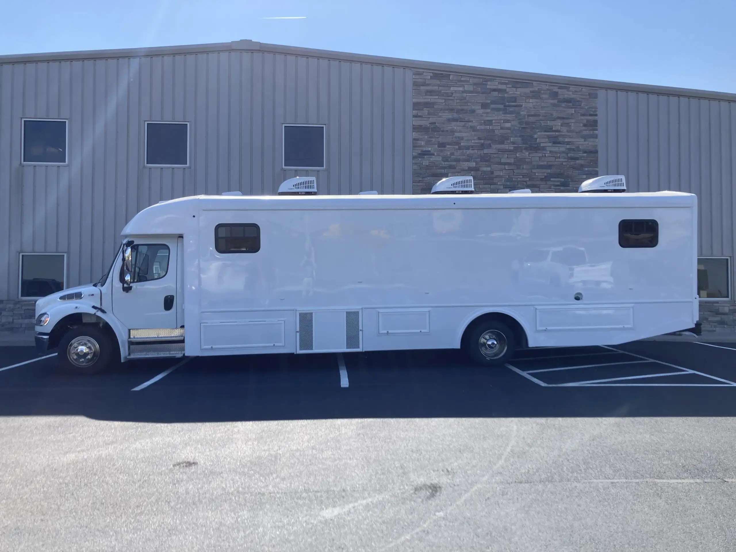 Exterior of a used 2023 Two Exam Room Mobile Clinic w/ ADA Restroom and Office for sale