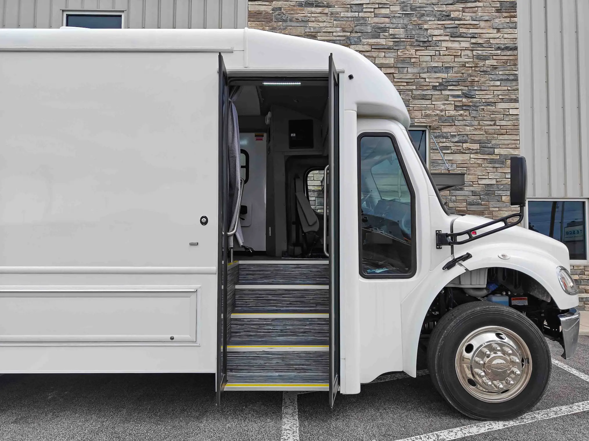 Exterior of a used 2023 Two Exam Room Mobile Clinic w/ ADA Restroom and Office for sale