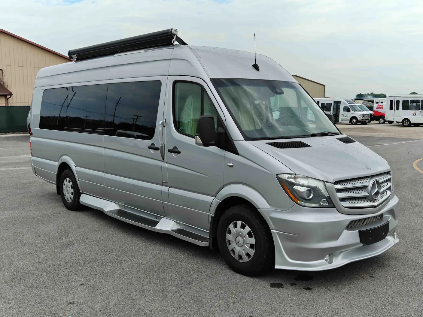 Exterior of a 2015 Sprinter Mobile Clinic W/ Restroom for sale