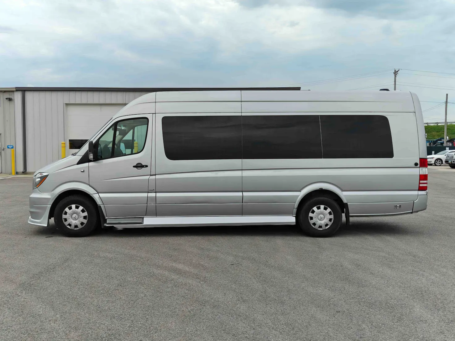 Exterior of a 2015 Sprinter Mobile Clinic W/ Restroom for sale