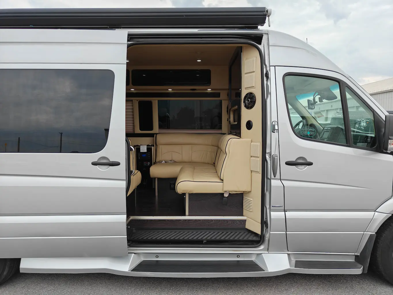 Exterior of a 2015 Sprinter Mobile Clinic W/ Restroom for sale