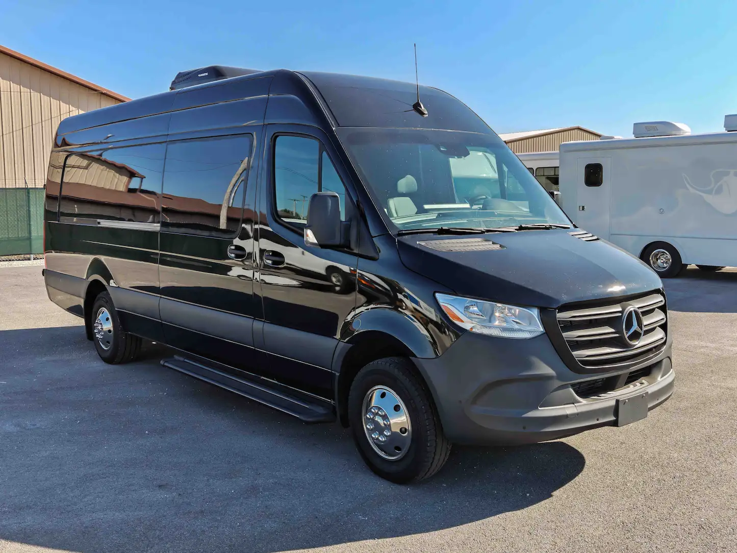 Exterior of a 2020 Mercedes Sprinter Mobile Clinic for sale