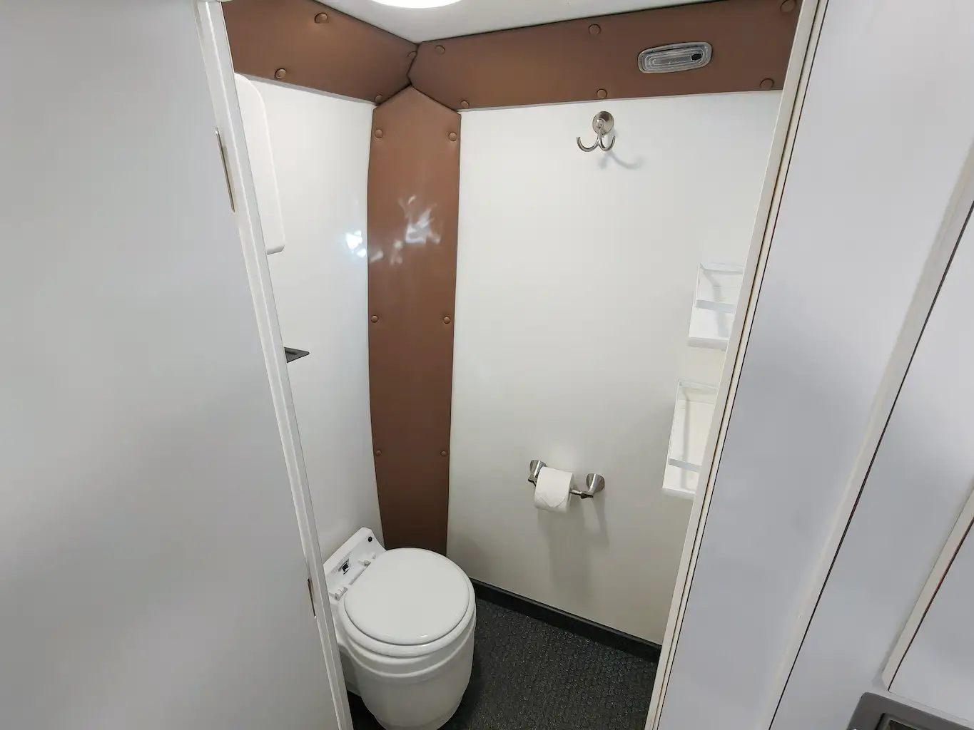 Restroom of a 2020 Mercedes Sprinter Mobile Clinic for sale