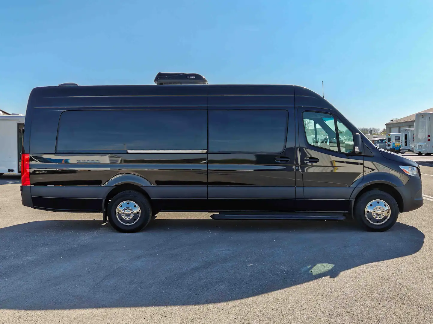 Exterior of a 2020 Mercedes Sprinter Mobile Clinic for sale