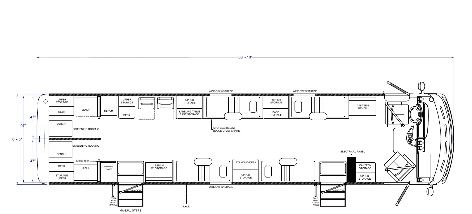 Bloodworks NW Customer Floor Plan