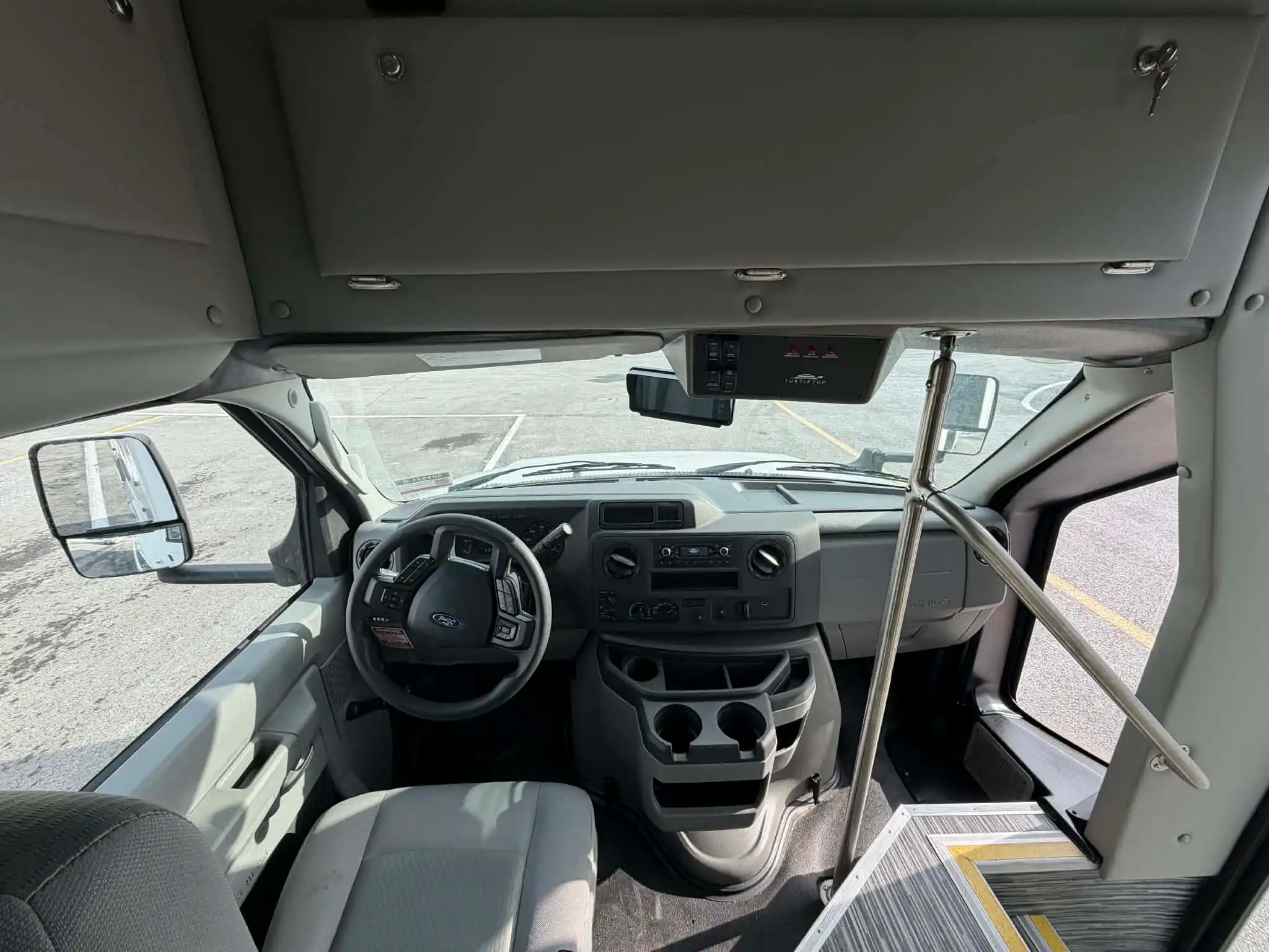The inside of a Exam Room and Blood Draw Station Mobile Health Vehicle, Group C