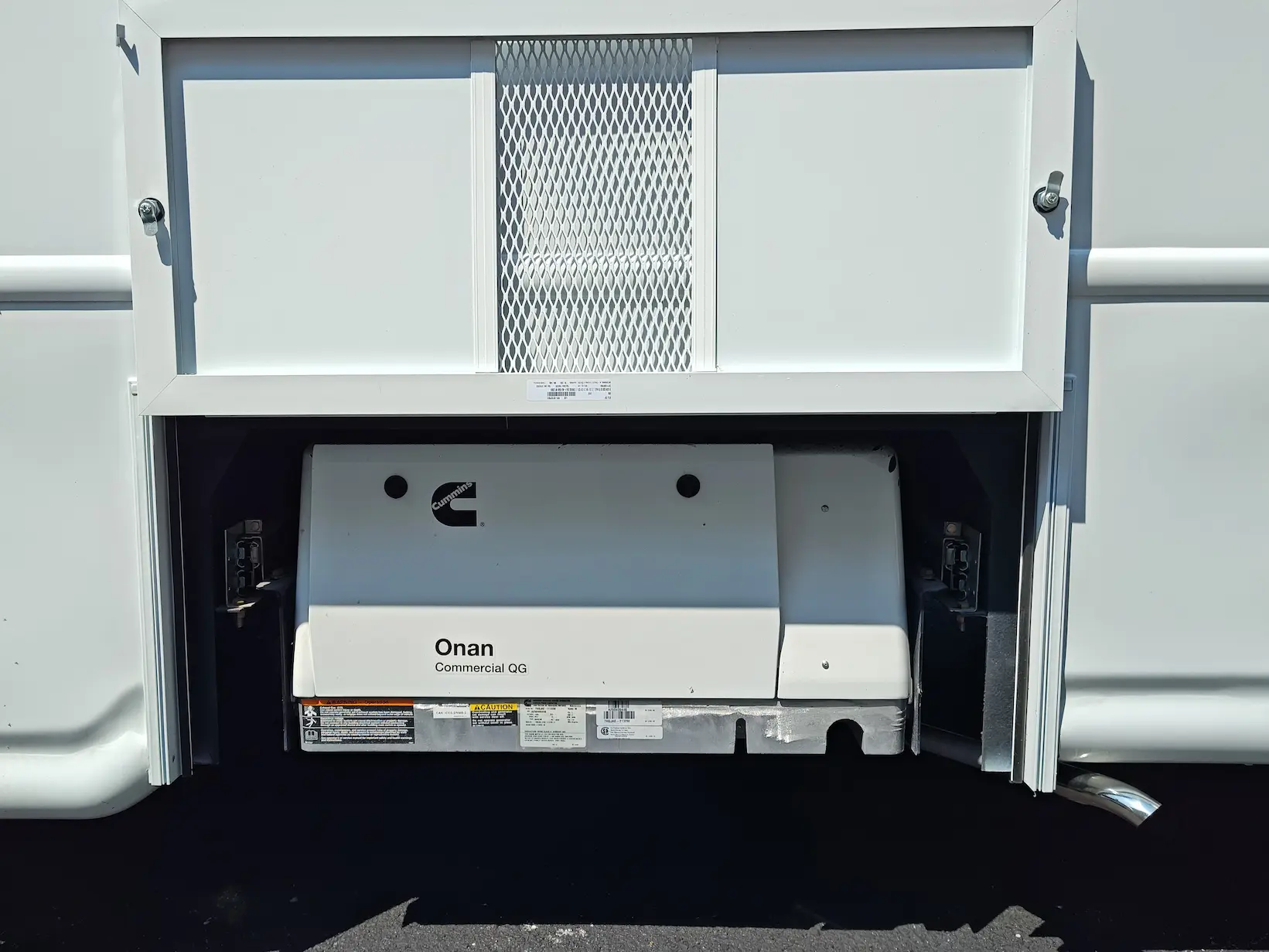Image Showing the Generator of a 32-Foot Mobile Clinic, Group M