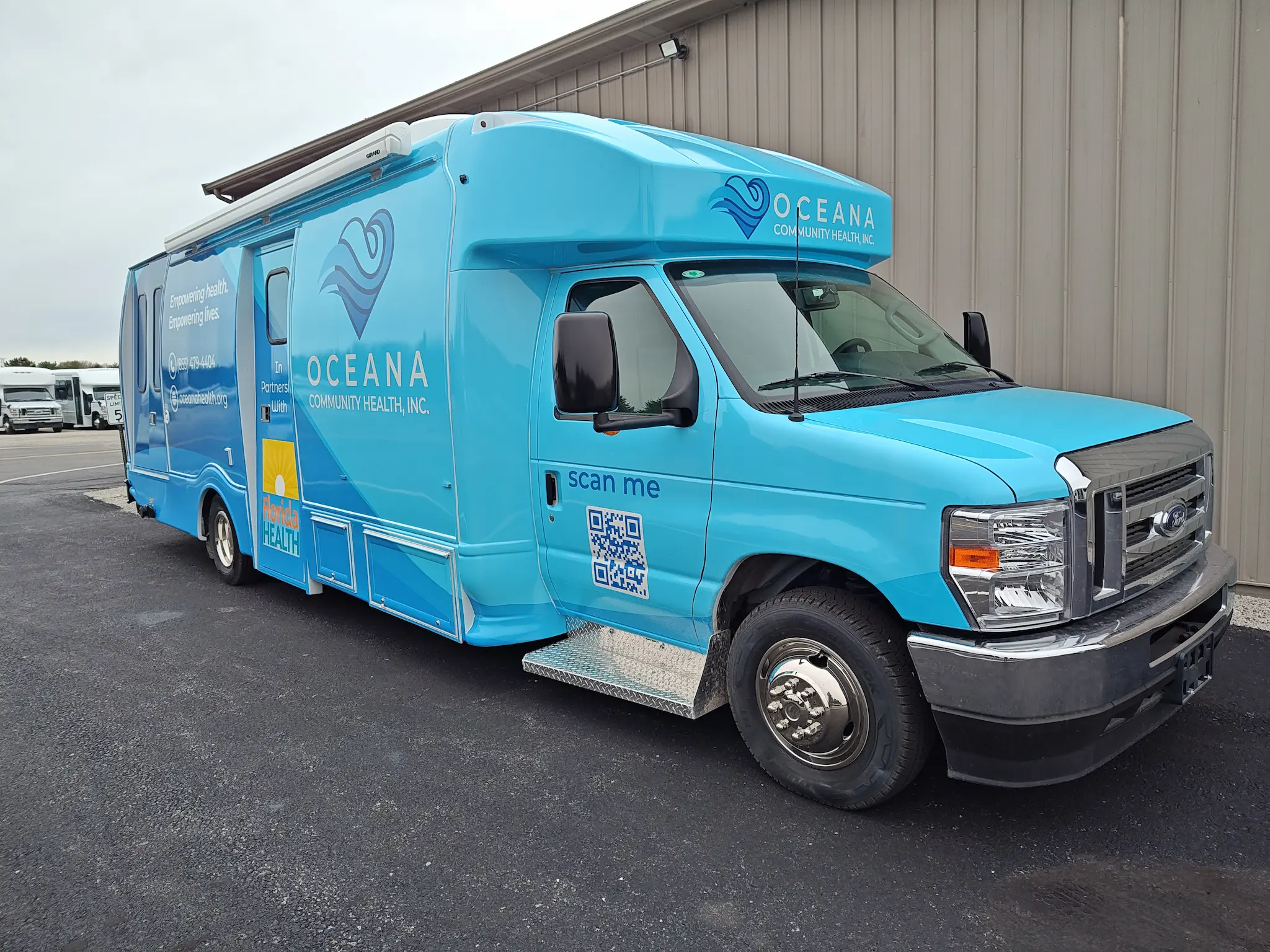 Oceanna Community Health 3 Room Mobile Health Clinic W/ Behavioral Health Room