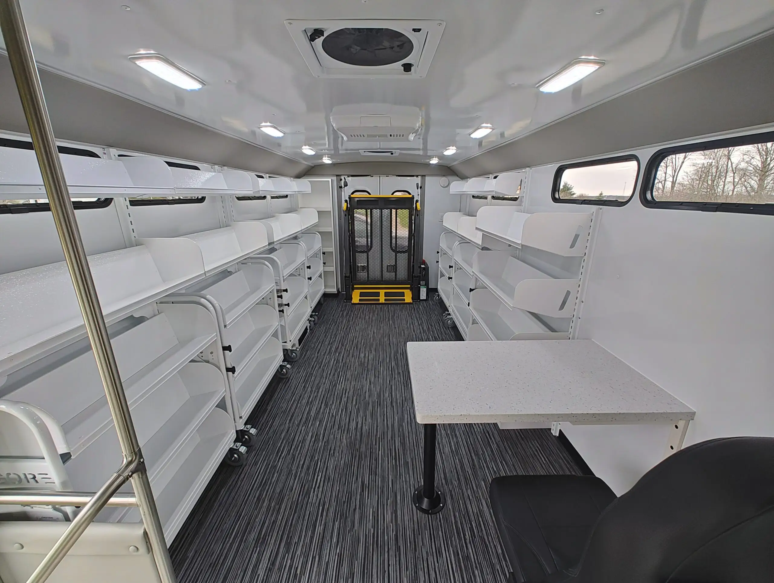Wood County District Public Library Bookmobile W/ Rear Wheelchair Lift - Image 8