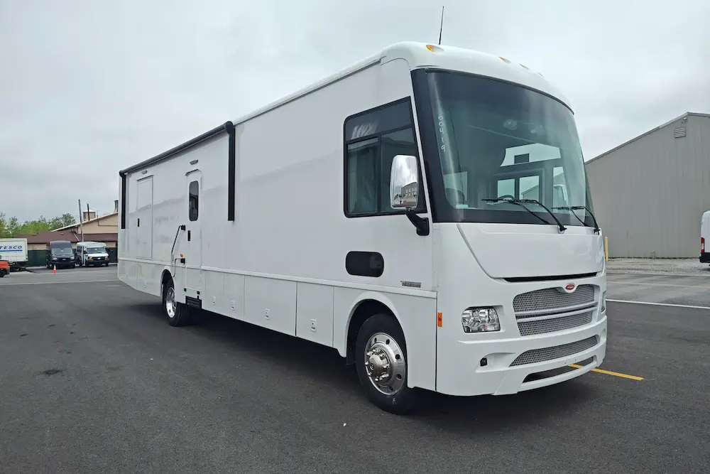 Recently built TESCO specialty vehicles ready for delivery