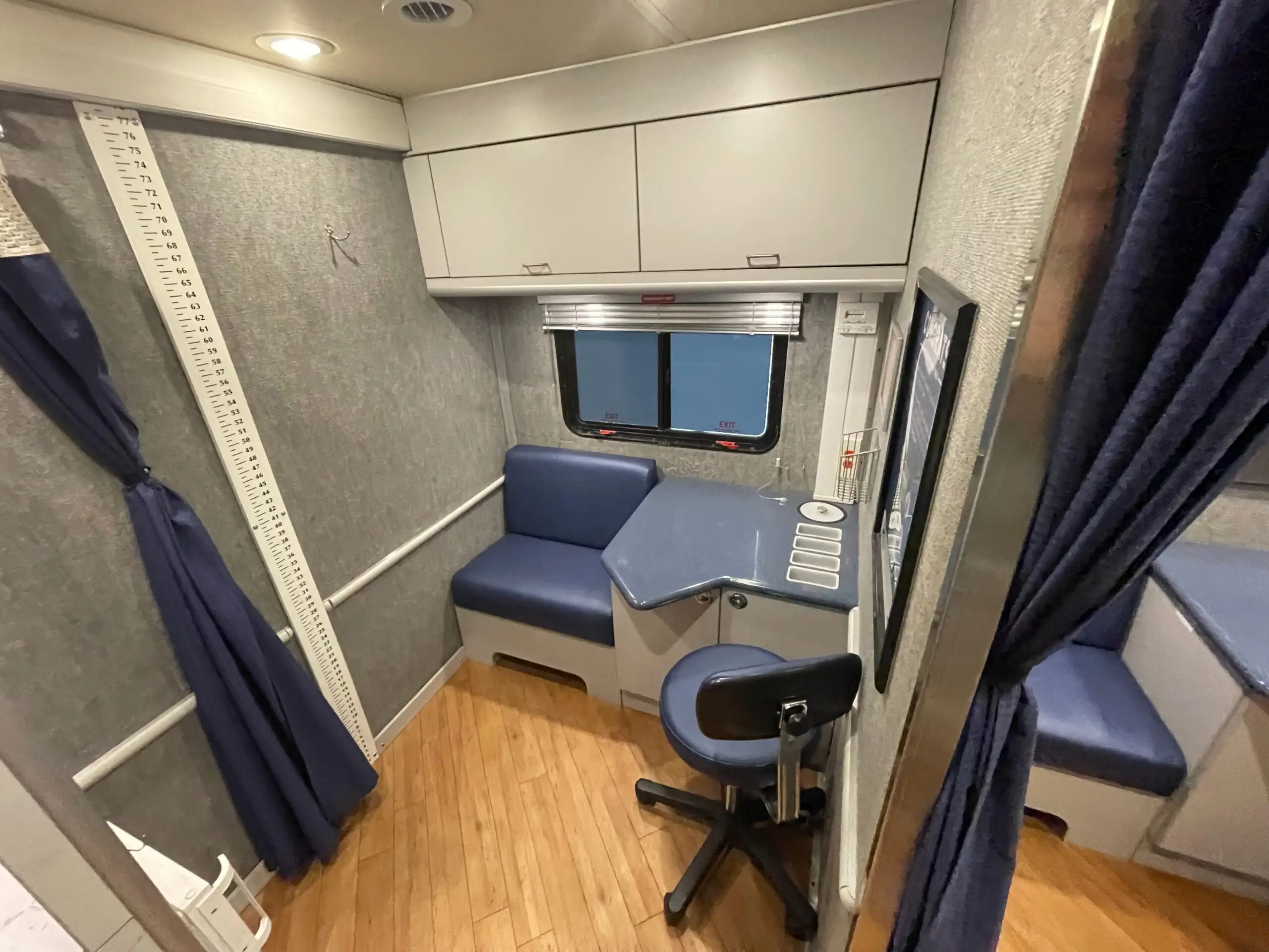 Interior of a used 2014 farber specialty clinic for sale