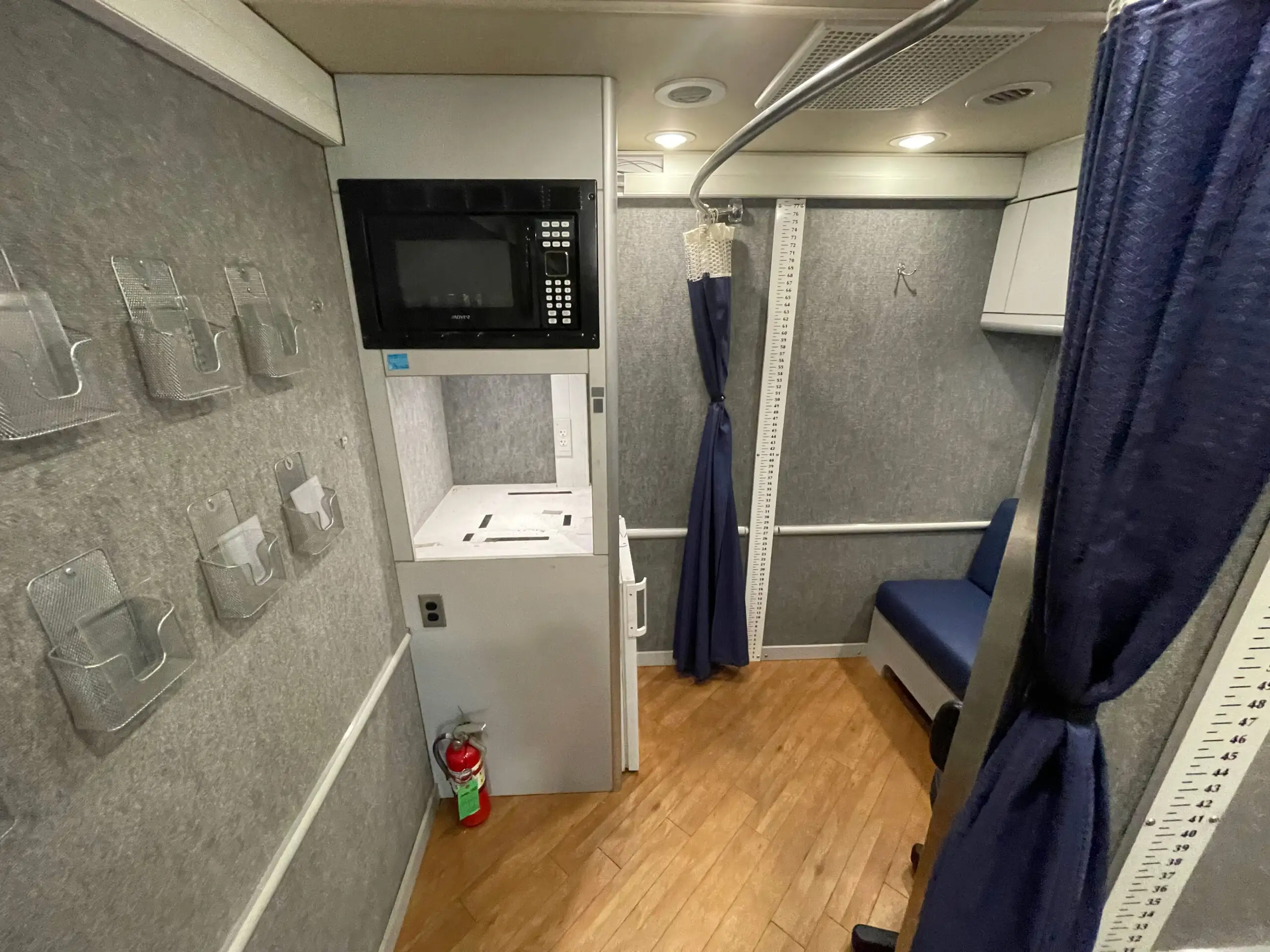 Interior of a used 2014 farber specialty clinic for sale