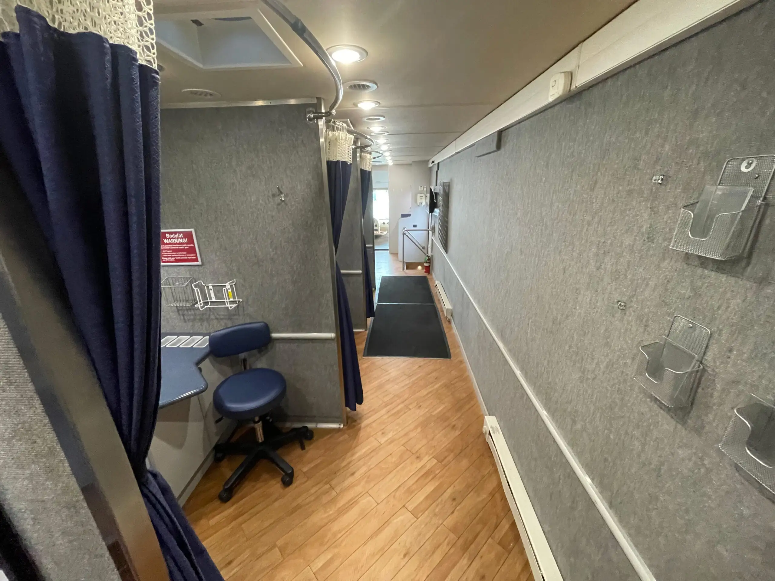 Interior of a used 2014 farber specialty clinic for sale