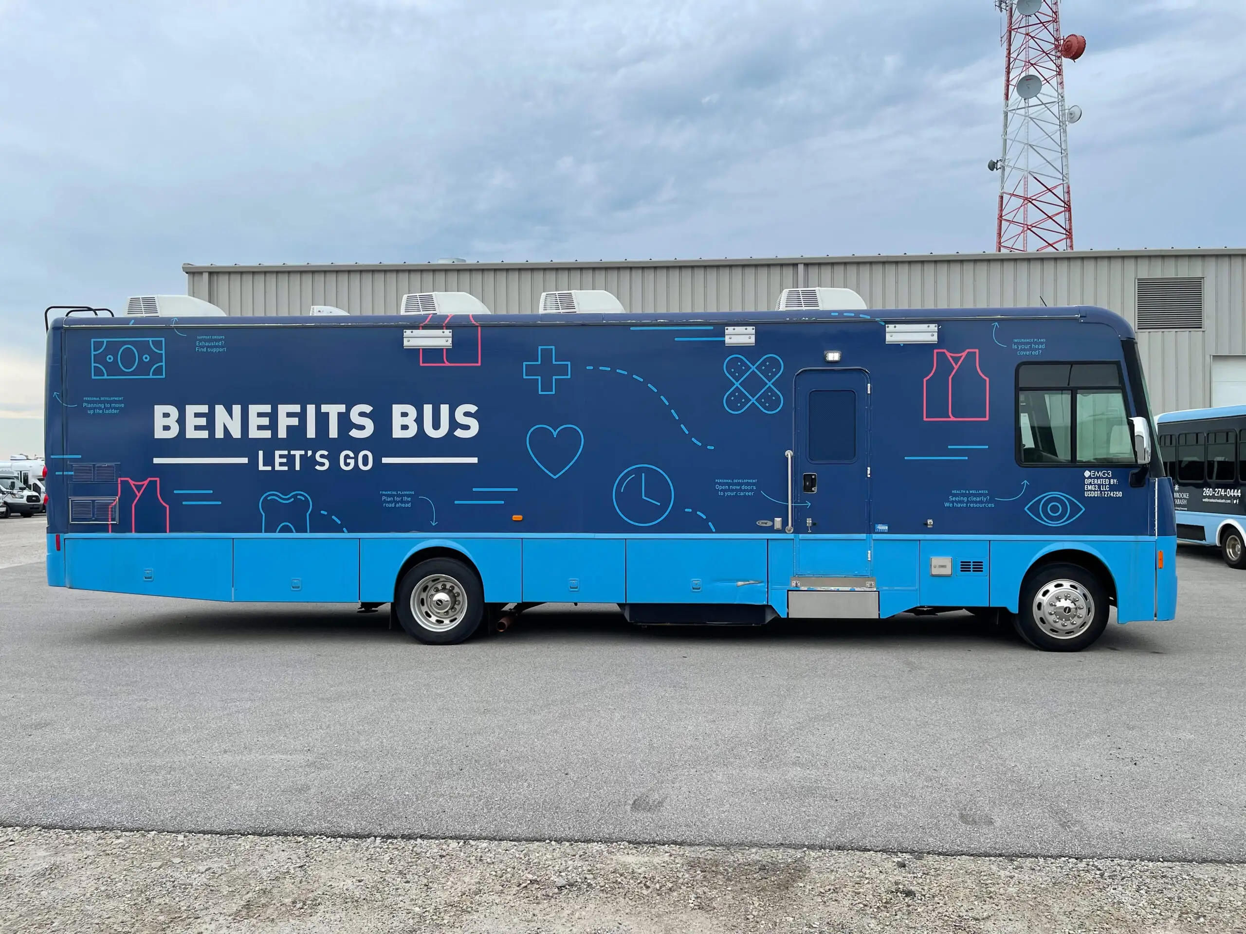 Exterior of a used 2014 farber specialty clinic for sale