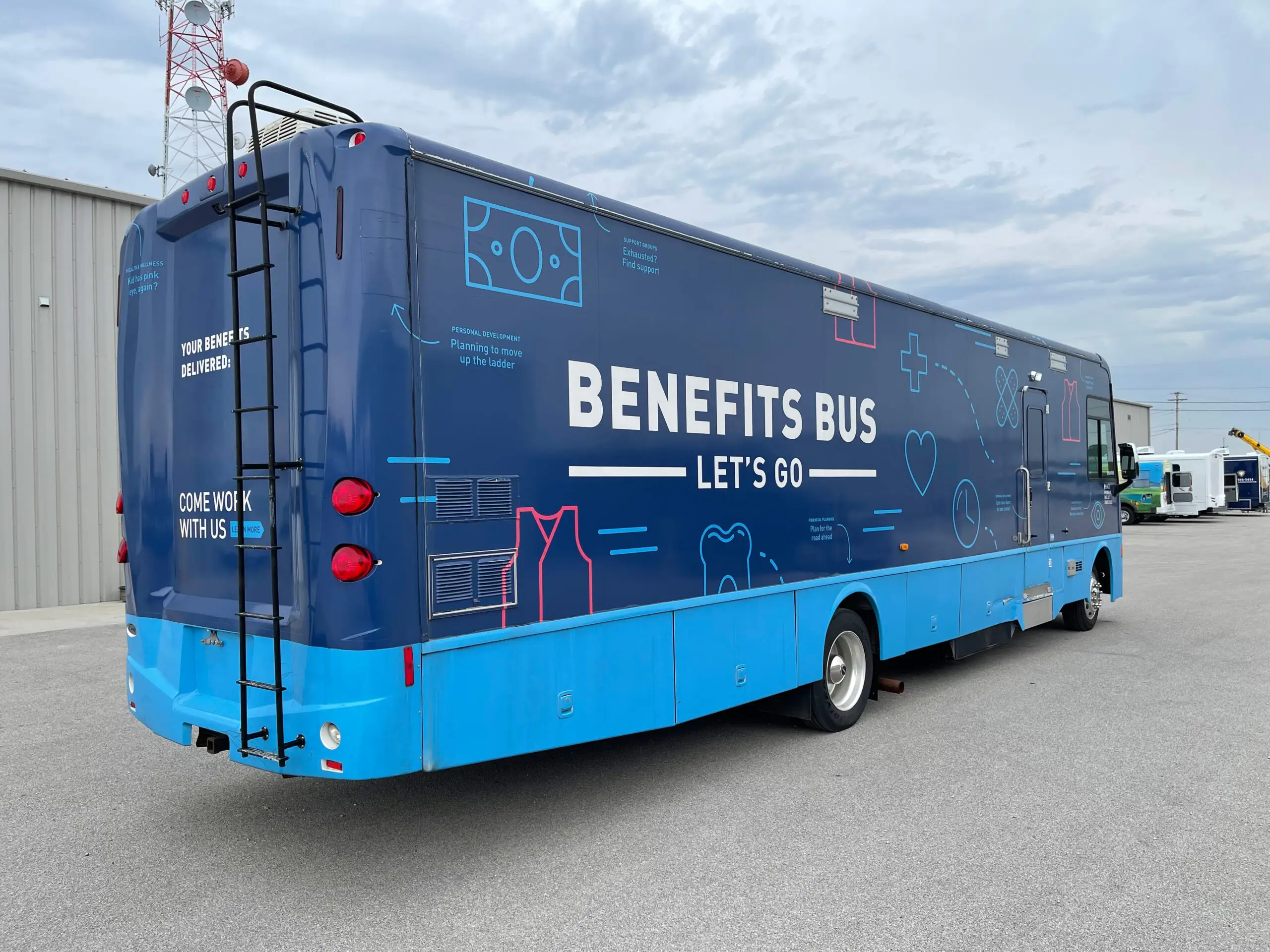 Exterior of a used 2014 farber specialty clinic for sale