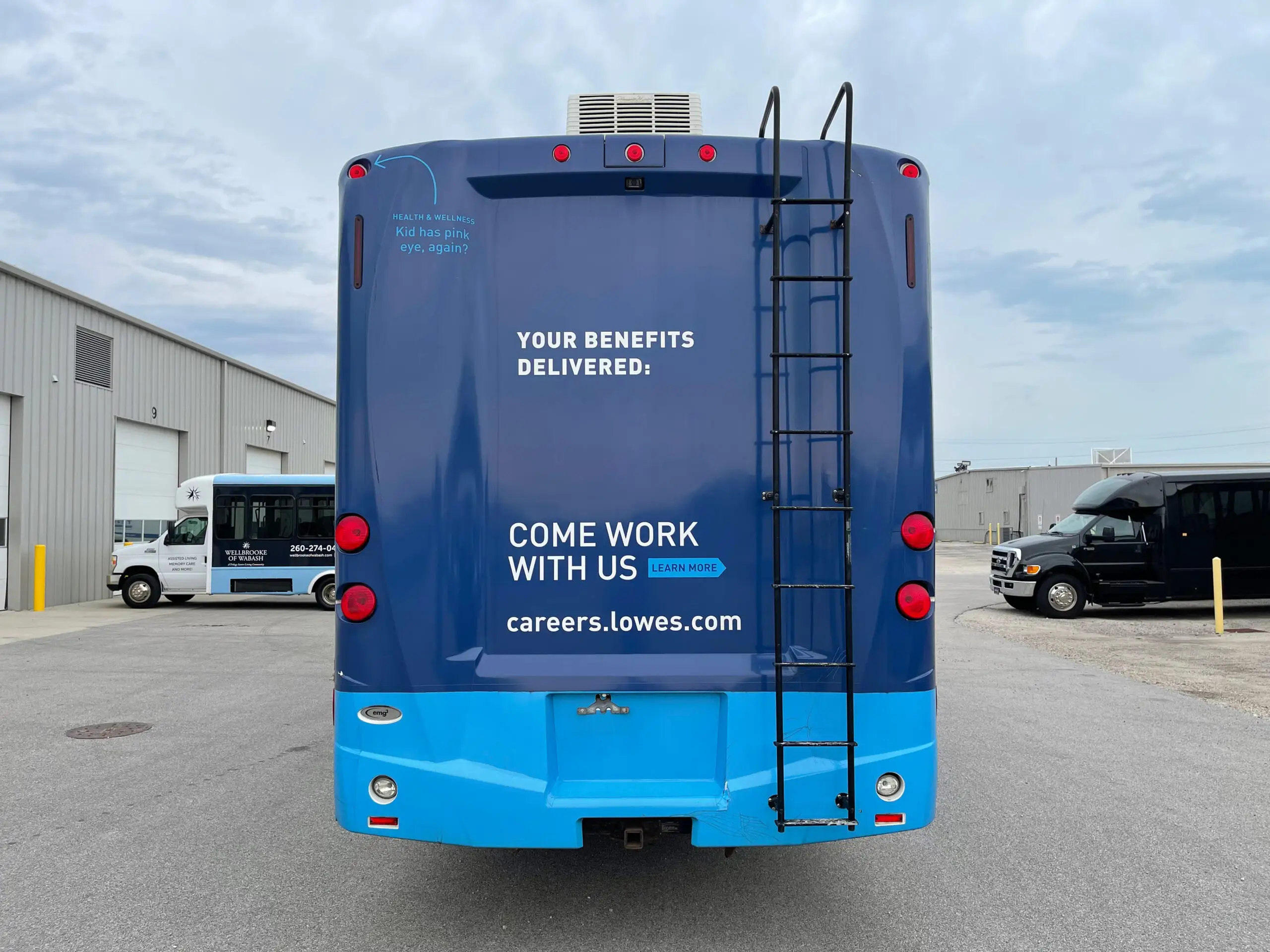 Exterior of a used 2014 farber specialty clinic for sale